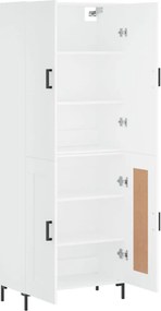 vidaXL Ντουλάπι Λευκό 69,5x34x180 εκ. από Επεξεργασμένο Ξύλο