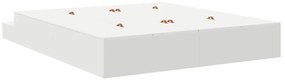 vidaXL Κρεβάτι με αποθηκευτικό χώρο Λευκό 236.5 x 180 x 31.5 εκ