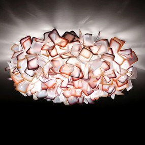 Φωτιστικό Οροφής-Πλαφονιέρα Clizia Large Orange Slamp Aluminium, Polypropylene