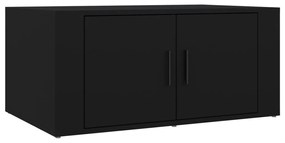 vidaXL Τραπεζάκι Σαλονιού Μαύρο 80x50x36 εκ. Επεξεργασμένο Ξύλο