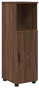 vidaXL Σετ Επίπλων Μπάνιου Επιτοίχιο 4 pcs Καφέ δρυς 61 x 35 x 64 εκ.