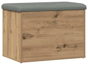 vidaXL Πάγκος αποθήκευσης  Artisan Oak 62x42x45 cm Κατασκευασμένο ξύλο