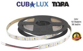 Ταινία LED 17W/m 5M 120LED/M 24V CRI80 2700K 1682lm/m IP65 ΤΩRA 500101 Cubalux 500101