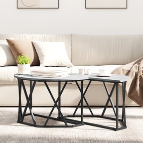 vidaXL Γκρι Sonoma Τραπέζι Σαλονιού 80x80x42 εκ. Κατασκευασμένο από Επικαλυμμένο Ξύλο