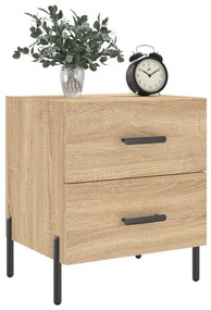vidaXL Κομοδίνο Sonoma Δρυς 40 x 35 x 47,5 εκ. από Επεξεργασμένο Ξύλο
