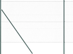 vidaXL Στύλος Περιφράξεων Γκρι 50 x 1,6 μ (36 mm δίχτυ)