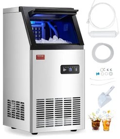 VEVOR Commercial Ice Maker Freestanding Cabinet Machine 110lbs/24H 36 Ice Cubes