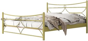 Κρεβάτι Pier-110x190-Χρυσό-Με ποδαρικό
