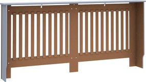 vidaXL Κάλυμμα Καλοριφέρ Ανθρακί 172 x 19 x 81,5 εκ. από MDF