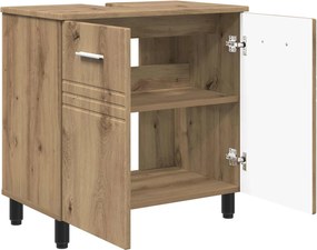 vidaXL Έπιπλο μπάνιου Artisan Δρυς 60 x 35 x 60 εκ. Επεξεργασμένο Ξύλο