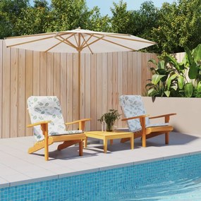 VidaXL Μαξιλάρια Καρέκλας Adirondack 2 τεμ. Σχ. Φύλλα Ύφασμα Oxford
