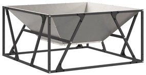 vidaXL Φωτιά Καφέ 80 x 80 x 40 cm Ατσάλι σκληρυθέν στον αέρα