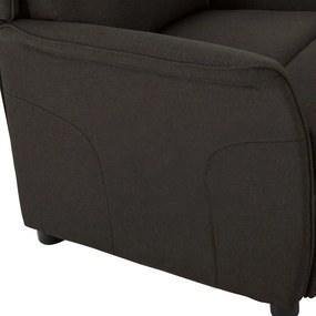 vidaXL Ανακλινόμενη πολυθρόνα Σκούρο Καφέ 66.5 x 94 x 101.5 εκ