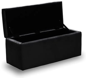 LIDO ΣΚΑΜΠΟ VELVET BLACK ΜΕ ΑΠΟΘ. ΧΩΡΟ 101X41X42εκ. 101X41X42εκ.