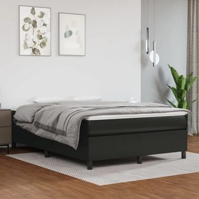 ΚΡΕΒΑΤΙ BOXSPRING ΜΕ ΣΤΡΩΜΑ ΜΑΥΡΟ 140X200ΕΚ.ΑΠΟ ΣΥΝΘΕΤΙΚΟ ΔΕΡΜΑ 3144608