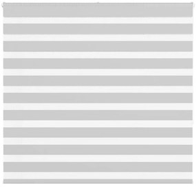 vidaXL Ζέβρα τυφλή Ανοιχτό Γκρι Πλάτος υφάσματος 155,9 εκ. Πολυεστέρας