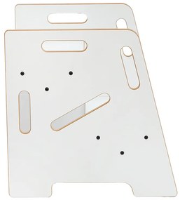 Πύργος εκμάθησης Steppy pakoworld λευκό mdf 34x39x39εκ