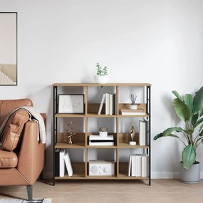 vidaXL Ράφι Βιβλίων Artisan Oak 102 x 32 x 104,5 εκ.