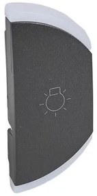 Πλακίδιο Φωτισμού 1 Στοιχείου Graphite Δεξιά Celiane 064849 Legrand-64849-Ανθρακί 064849