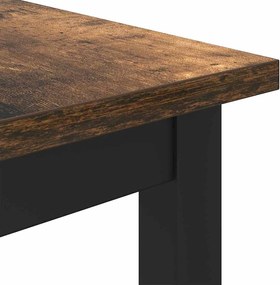 vidaXL τραπέζι Καπνιστό Δρύς 100 x 50 x 76,5 εκ.