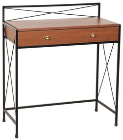 Τουαλέτα Με Συρτάρι Μεταλλικό 77x37x87 191533 Black