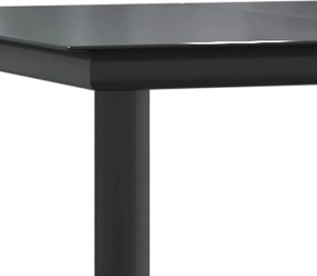 vidaXL Σετ Τραπεζαρίας Κήπου 5 τεμ. Γκρι Συνθ. Ρατάν με Μαξιλάρια