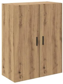 vidaXL Highboard με συρτάρι 2 pcs Artisan Oak Σύνθετο Ξύλο και Γυαλί