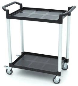 Serving Trolley – 2 Plastic Shelves – 86,5 x 42,5cm