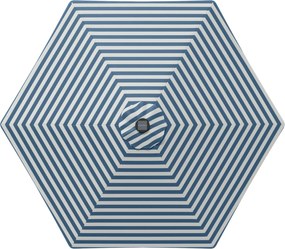 vidaXL Ομπρέλα Κήπου με LED Φώτα και Βάση 270 x 270 εκ Πολυεστέρας
