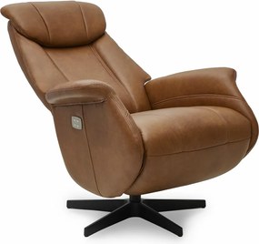 Bonanza Electric Recliner Brown Full Leather