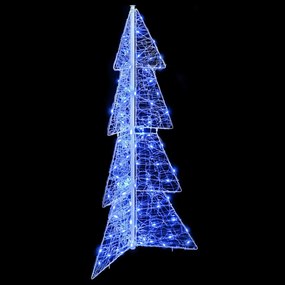 vidaXL Χριστουγεννιάτικο Δέντρο 100 LED Μπλε 120 cm Ακρυλικό