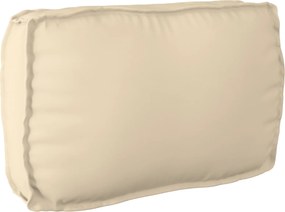 vidaXL Σετ Μαξιλαριών Πάγου 2 pcs Μπεζ Ύφασμα Όξφορντ