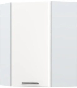 Ντουλάπι κρεμαστό γωνιακό Modena V9-UG-1K-Λευκό - Λευκό γυαλιστερό