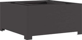 vidaXL Φωτιά Μαύρο 80 x 80 x 40 cm Ατσάλι