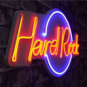 Διακοσμητικό Φωτιστικό Τοίχου Hard Rock 395NGR2125 60x2x32cm Led 13,6W Blue-Red Wallity