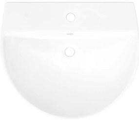 vidaXL Λεκάνη Λευκό 56 x 48 x 42 εκ. Γυαλιστερή Κεραμική