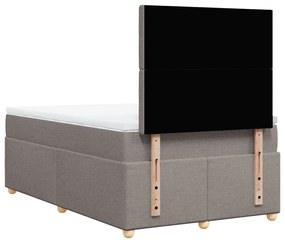 ΚΡΕΒΑΤΙ BOXSPRING ΜΕ ΣΤΡΩΜΑ TAUPE 120X200 ΕΚ. ΥΦΑΣΜΑΤΙΝΟ 3291265