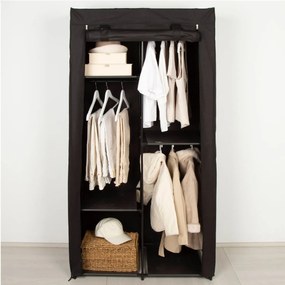 Ντουλάπα για τα ρπύχα Max Home Μαύρο 88 X 167 X 45 CM x2