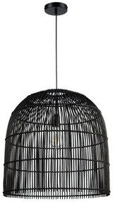 Κρεμαστό Φωτιστικό Οροφής Ε27 Rattan Μαύρο UTEN-60-B Sunlight-UTEN-60-B-Μαύρο UTEN-60-B