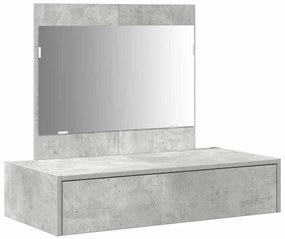 vidaXL Τραπέζι περιποίησης Γκρι 83 x 40 x 70 εκ Επεξεργασμένο ξύλο