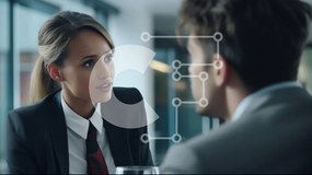 Intra Συλλεκτικό Ξύλινο Παζλ Plywood 4mm - Επιχειρηματική συνάντηση στο σύγχρονο γραφείο Σε Ξύλινο Κουτί - Διαστάσεις Puzzle: 10x10 cm – 25 κομμάτια