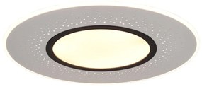 Φωτιστικό Οροφής - Πλαφονιέρα Verus 626919307 40W Led Φ70cm 7,2cm Nickel Mat Trio Lighting Μέταλλο