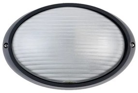 Πλαφονιέρα Φωτιστικό Οροφής 1xE27 ΙΡ45 Φ22cm Aca-HI5072GDS-Γκρι HI5072GDS