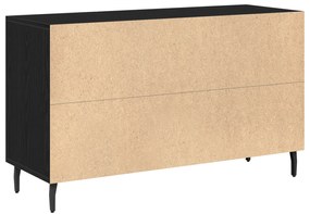vidaXL Μπουφές Μαύρος Δρυς 100x36x60 εκ από Ξύλο