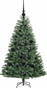 vidaXL Τεχνητό Χριστουγεννιάτικο Δέντρο με Άξονα Πράσινο 120 cm