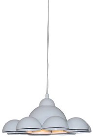 Φωτιστικό Οροφής Κρεμαστό HL-3591-M 77-4129 Conall White Homelighting Metal