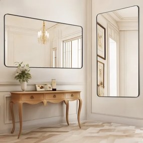 VEVOR Square Wall Mounted Mirror 36&quot; x 72&quot; Mirror with Aluminium Alloy Frame
