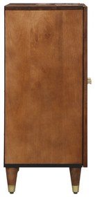 vidaXL Πλαϊνές Ντουλάπες 2 τεμ Χρώμα Μέλι 60x33,5x75 εκ Συμπαγές Ξύλο Μάνγκο