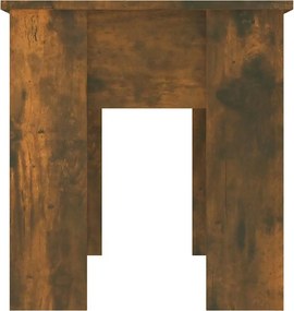 VidaXL Τραπεζάκι Σαλονιού Καπνιστή Δρυς 101x49x52 εκ. Επεξεργ. Ξύλο