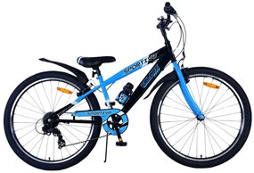 Sportivo 26 Inch 33 cm Boys 7SP Rim Brakes BlueBlackVolare